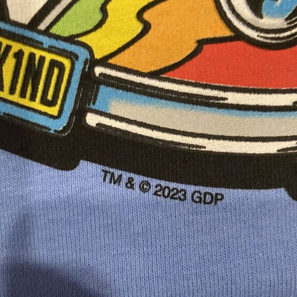 The Grateful Dead Summer Tour 2023 Band T Shirt Mens Size Medium  Solid‎ Blue - Picture 9 of 9